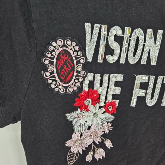 Nice Istanbul womens EU 36 US Small beaded vision of the future shirt - Picture 8 of 10